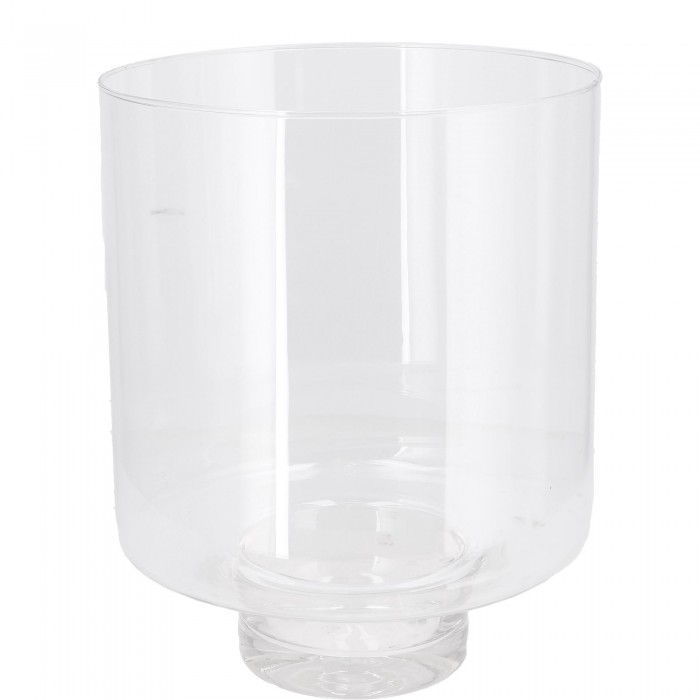 Glas Vase mit Standfuß